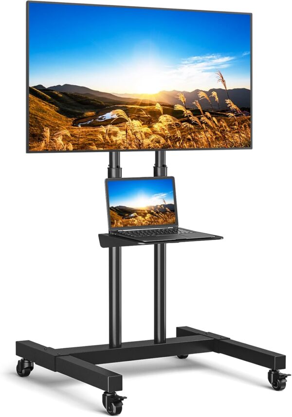 TV C/W TV STAND ON WHEELS